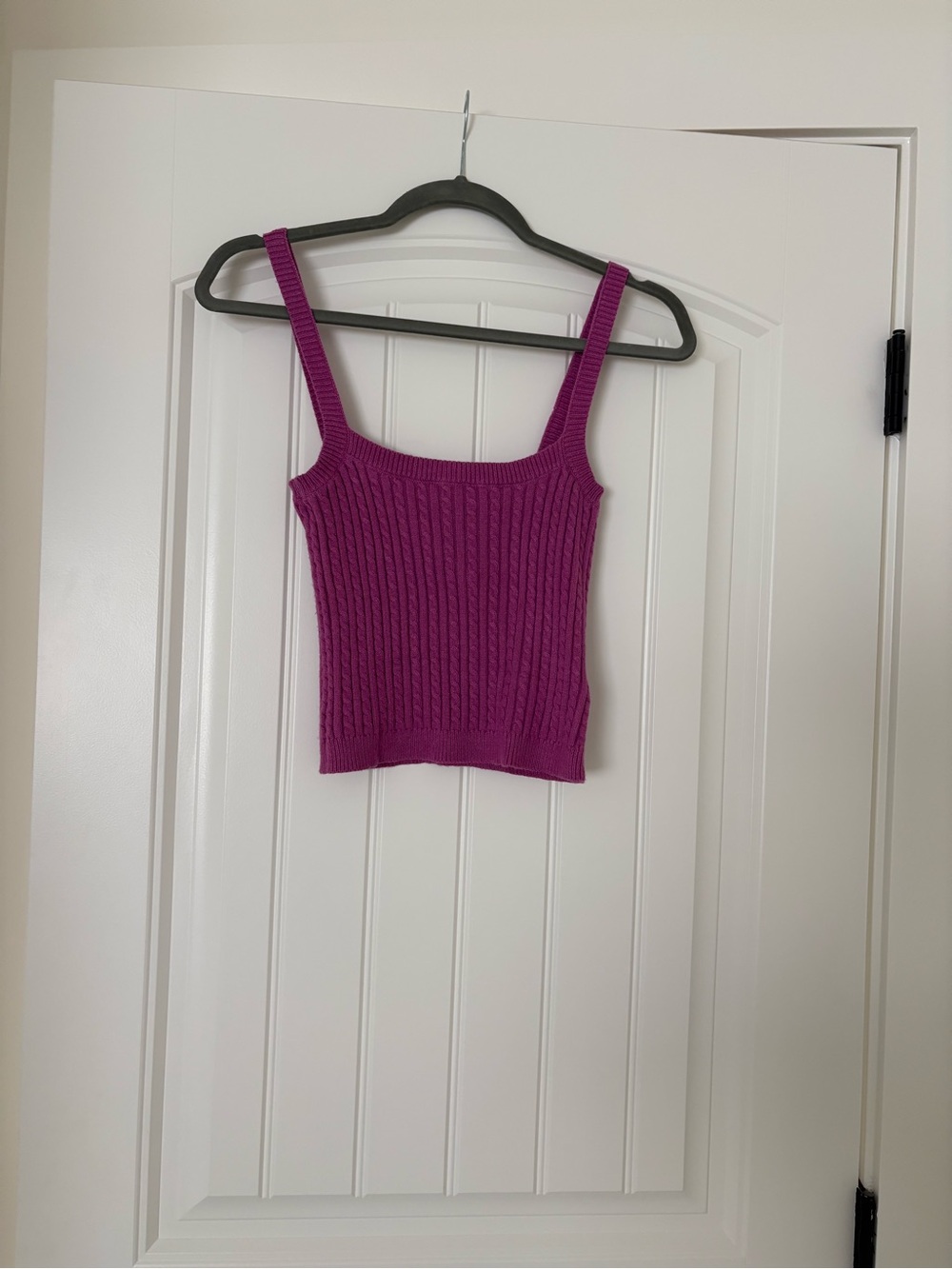 Pink Rose Fuchsia Ribbed Knit Set - Picture 3 of 5